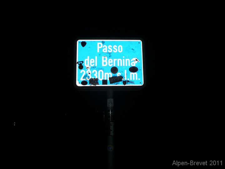 P1140402 Bernina Passhöhe, 00.35 Uhr, Celerina 1714 mueM, Bernina 2330 mueM