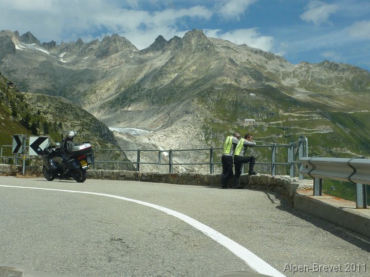 P1010626 fliegender Fahrerwechsel, Driver 2 Andreas faehrt den letzten Pass