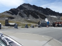 DSC09648  Wir erreichen den Col d'Iseran, der höchstgelegene befahrene Pass in den Alpen mit 2768 müM, 7 Meter höher als der Stelvio..
