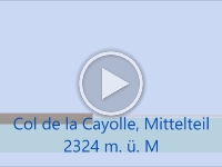 V9 Col de la Cayolle Mitte  Mittlerer Teil des Col de Cayolle. What a feeling, what a night !