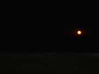 DSC02533  der Mond steigt rot aus dem Meer