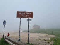 Unt hier ist der Passo Rolle erreicht